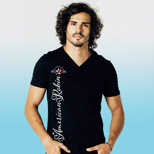 American Robin Custom T-Shirt for Men's