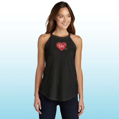 District ® Women’s Perfect Tri ® Rocker Tank – Black