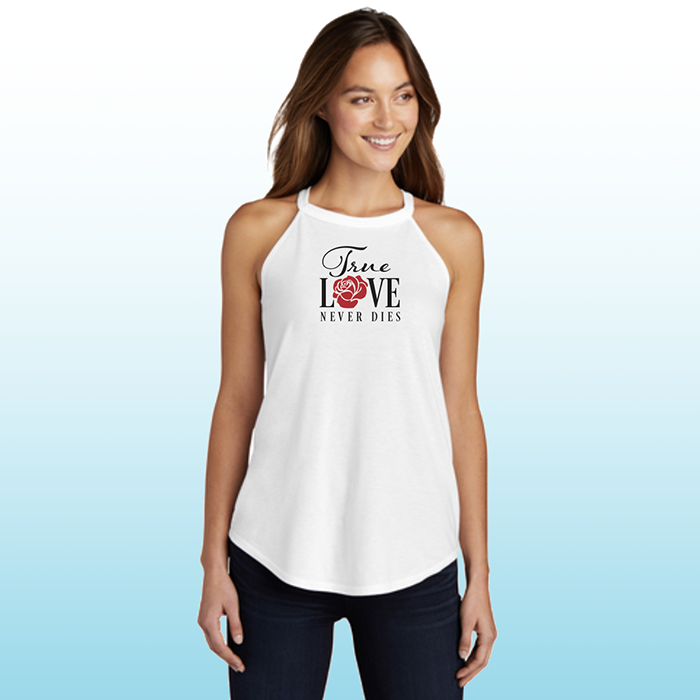 District ® Women’s Perfect Tri ® Rocker Tank - White