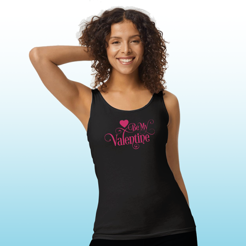 Gildan – Softstyle® Women’s Tank Top – Black/White